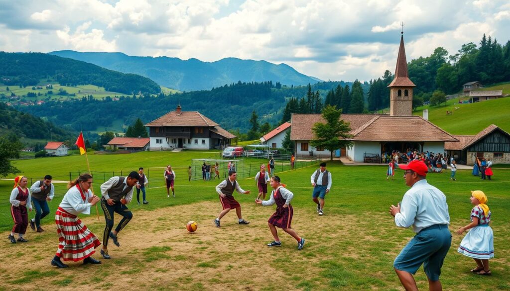 Traditionelle Sportarten Rumänien